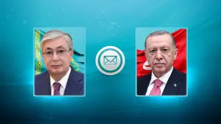 Tokayev sent a telegram to Turkish President