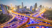 Available bus route options from Kazakhstan to China