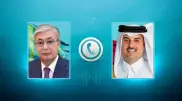 Tokayev discusses strategic cooperation with Qatar's emir