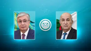Tokayev sent a telegram to President of Algeria