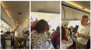Kazakhstani blogger proposed during a flight