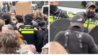 New riots erupt in Amsterdam after ban on mass demonstrations