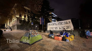 Protests for new elections have restarted in Georgia