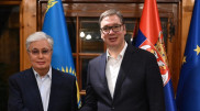 Tokayev treated Serbian president to Almaty’s famous aport apples