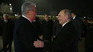 Russian President Vladimir Putin arrived in Astana