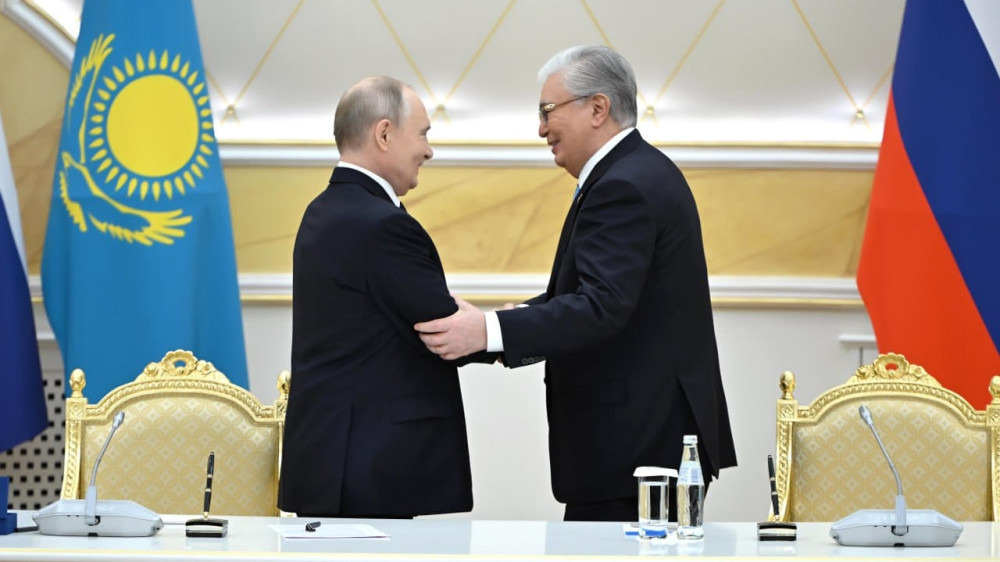 Putin thanks Tokayev for warm hospitality in Kazakhstan