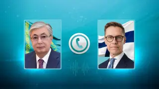 Tokayev spoke by phone with the President of Finland
