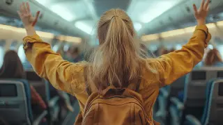 Foreigner was detained at Almaty airport for inappropriate behavior