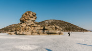 How many Kazakhstanis travel within the country