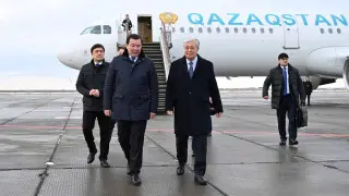 President Tokayev arrived in Aktobe