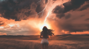 Teenager left unable to move or speak after lightning strike