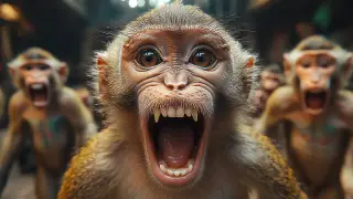 Kazakh tourists were attacked by monkeys during vacation