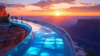 'Nature alone is not enough': Akim on glass bridge over Charyn Canyon