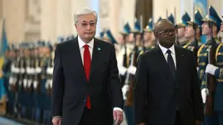 Tokayev welcomes president of Guinea-Bissau at Akorda