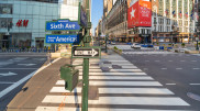 Taxi plows into crowd in New York, leaves at least 6 injured