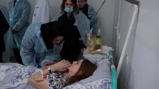 Video of flight attendant who survived Aktau plane crash was released