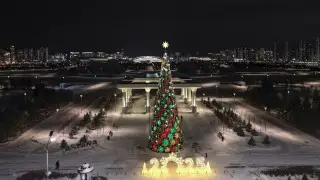 What will be the weather in Astana and Almaty on New Year