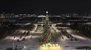 What will be the weather in Astana and Almaty on New Year