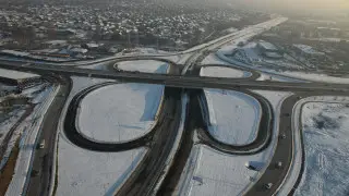 Which interchanges in Almaty will open in 2025