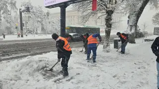 14 centimeters of snow: drivers warned in Almaty