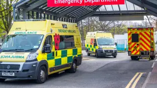 Major UK hospitals are struggling with influx of flu patients