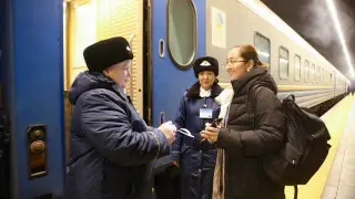 Which trains in Kazakhstan have “women-only carriages”