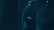 NASA satellites captured a “ghost“ island in the Caspian Sea