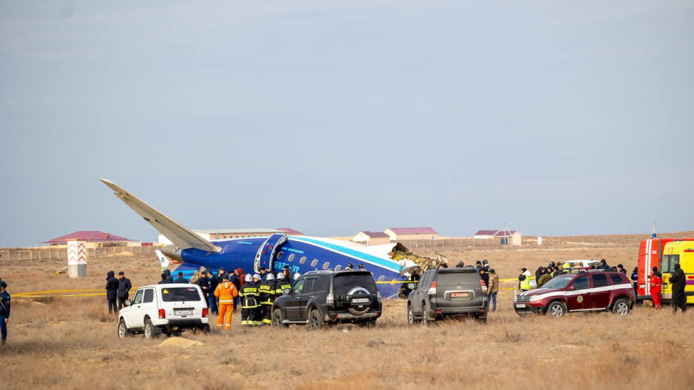 Environmentalists took soil samples at plane crash site in Aktau