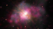 NASA captures two spiral galaxies merging