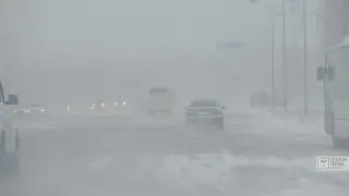 Departure from Astana closed due to worsening weather conditions