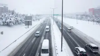 Traffic was closed in three regions due to bad weather