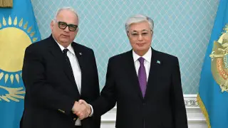 Tokayev met with United World Wrestling President