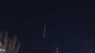 Mysterious lights in the sky were spotted over Kok-Tobe in Almaty