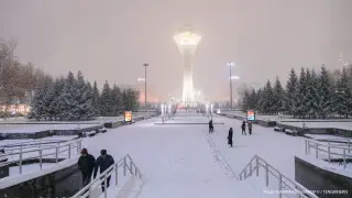Fog, snow, and severe frost: Weather in Kazakhstan on February 28