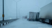Traffic restrictions imposed in Akmola region due to blizzard