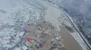 Russian city near Kazakhstan hit by severe flooding