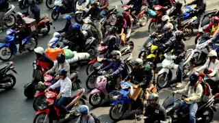 Police appeal to drivers of mopeds and scooters in Almaty