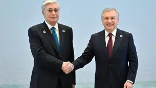 Tokayev arrives at Samarkand Congress Center