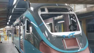 How driverless trains for Astana's LRT are being assembled