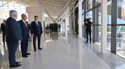 Tokayev visited new airport terminal in Shymkent