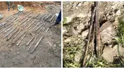 Around 50 rifle barrels found during flood prevention work in northern Kazakhstan