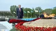 President Tokayev lays flowers at 'Otan Ana' monument