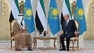 Tokayev meets Abu Dhabi Crown Prince to bolster strategic ties