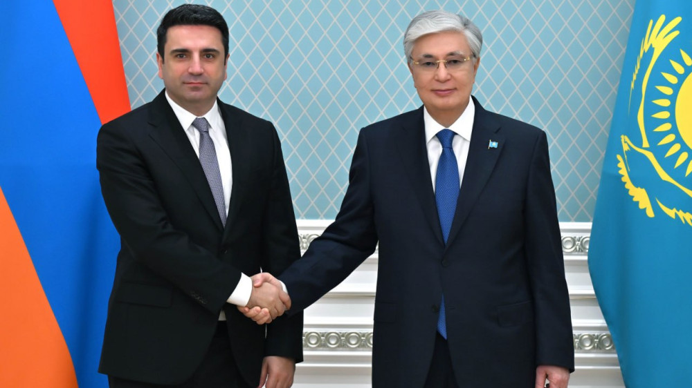 Tokayev met with the Speaker of the Armenian Parliament