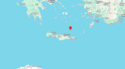 Powerful earthquake strikes off the coast of Crete