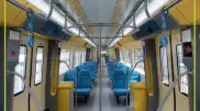 LRT trains en route to Astana from China