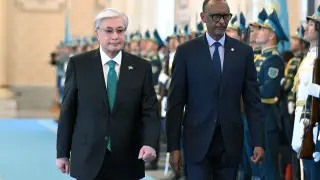 Rwandan president received at Akorda