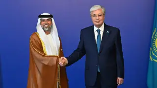 Tokayev meets UAE energy minister on sidelines of AIF