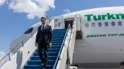President of Turkmenistan arrives in Astana