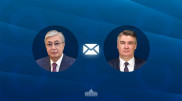 Tokayev sends telegram to Croatian president